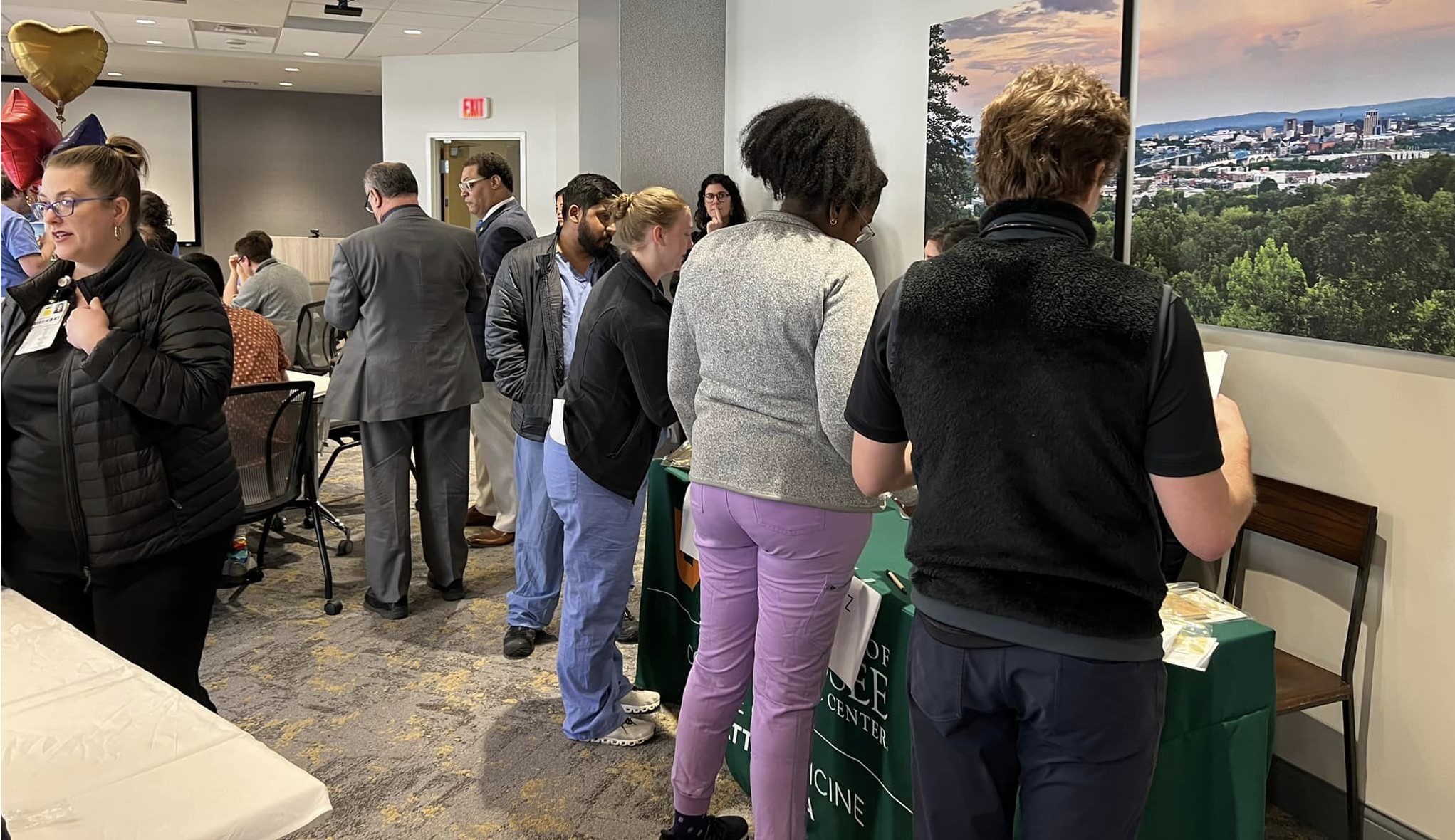 Residents were very pleased to receive a Starbucks Gift Card as well as the taco bar and ice cream sundae stationms waiting to get their Starbucks Gift Card