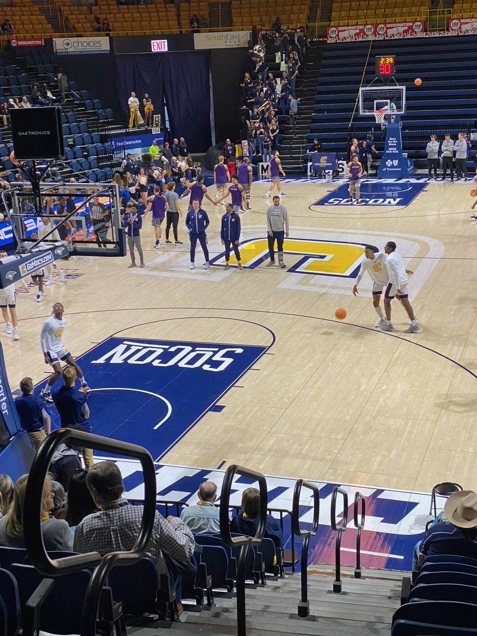 UTC Basketball Court and Crowd