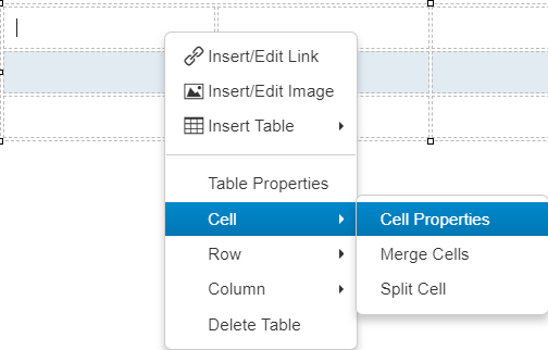 Insert cell