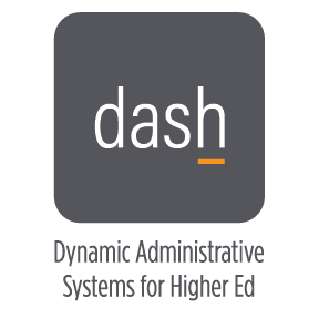 dash (Dynamic Administrative Systems for Higher Ed) logo 