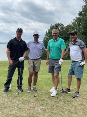 Residents at the golf tournament