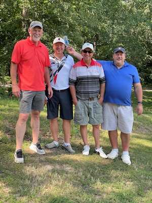 Residents at the golf tournament