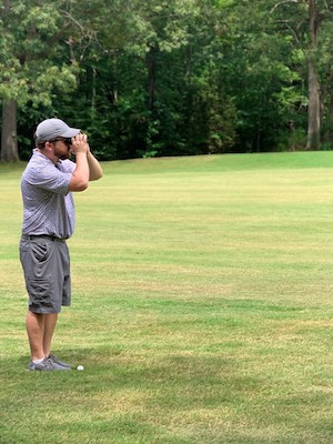 Residents at the golf tournament