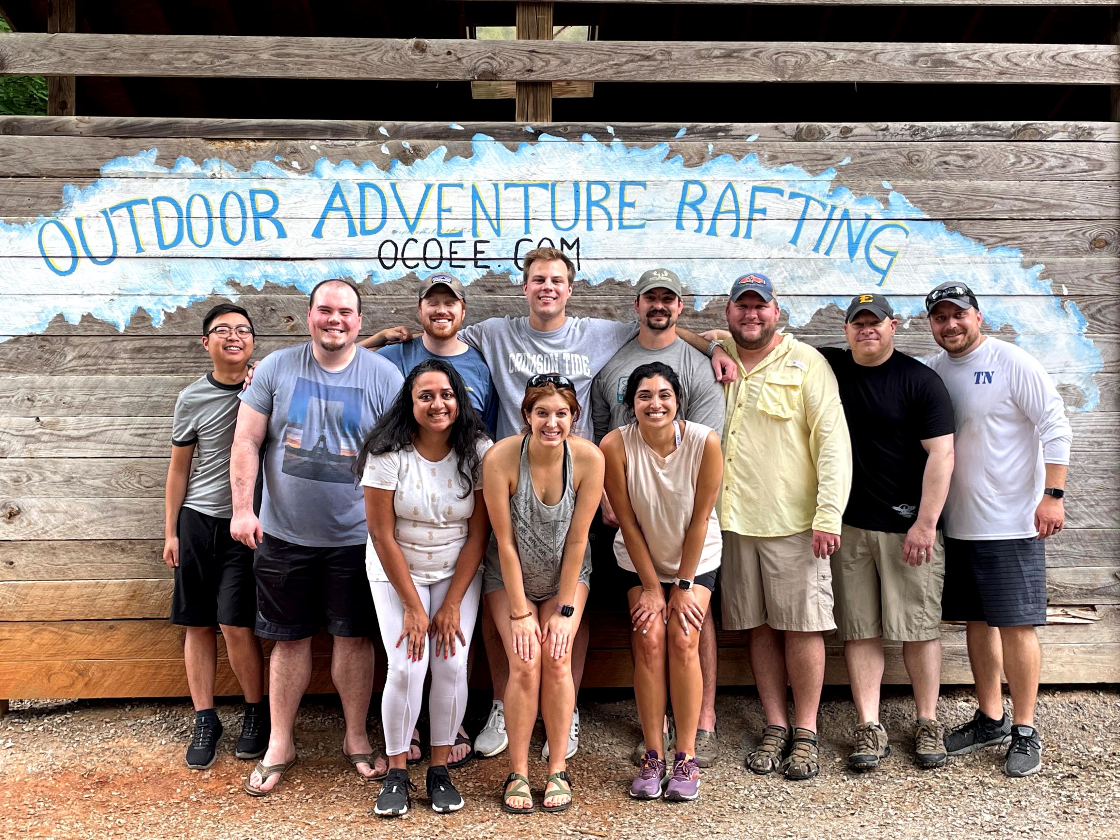 residents at ocoee team building event