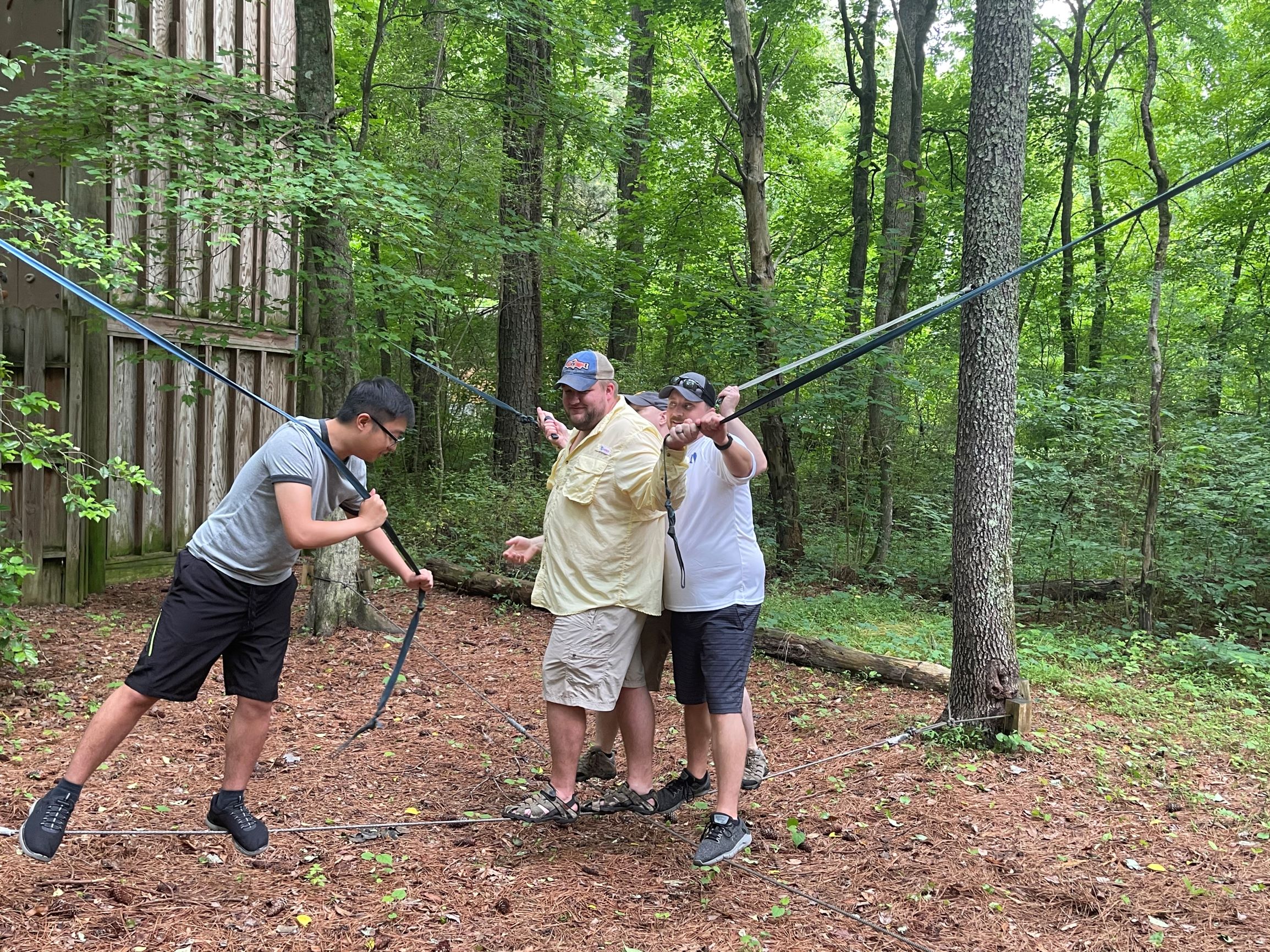 residents at ocoee team building event