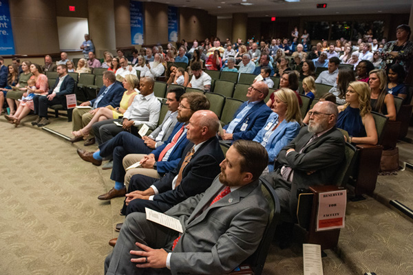 Graduation audience