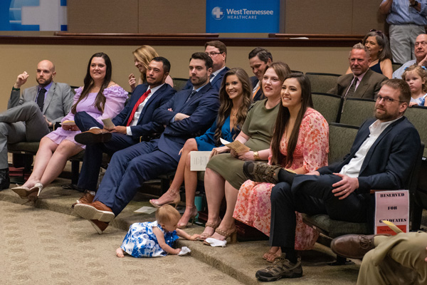 Graduation audience