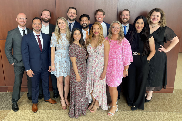 Group photo at graduation