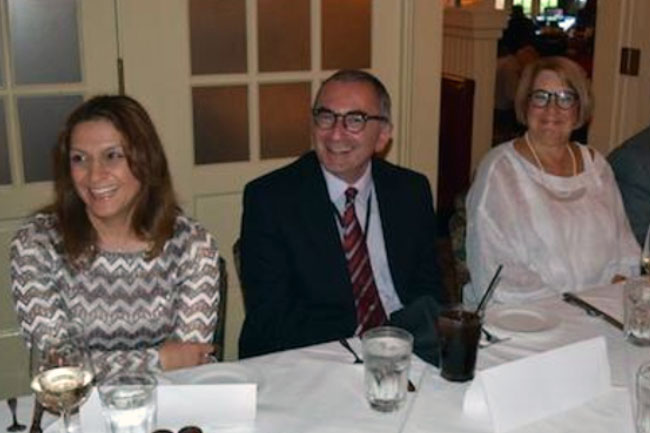 Smiling attendees of the 2016 Nephrology graduation dinner