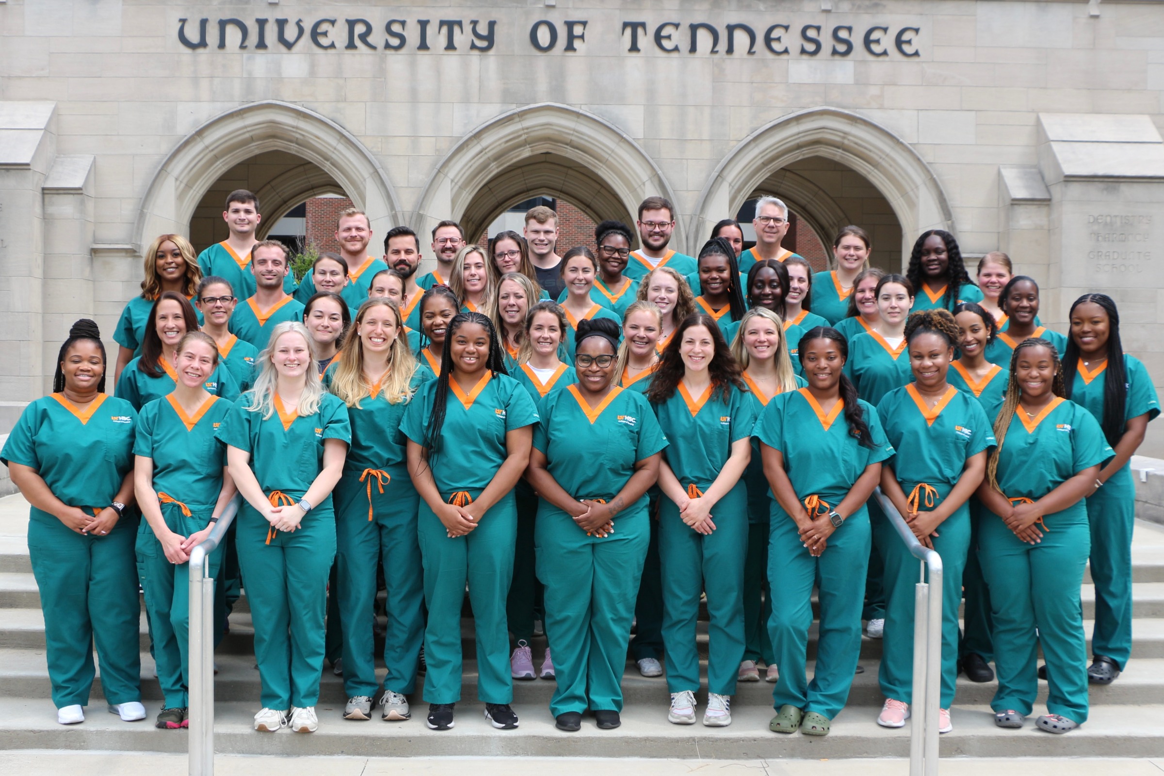 students in scrubs