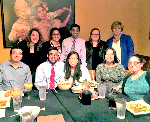 graduation celebration at a mexican restaurant