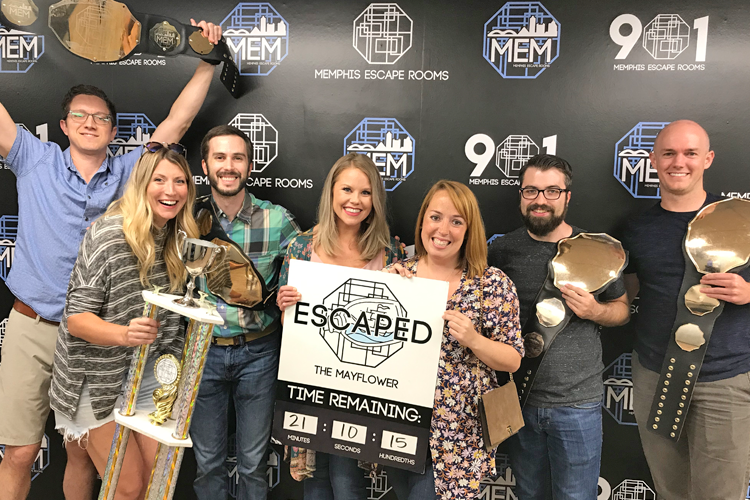 Fellows at an escape room