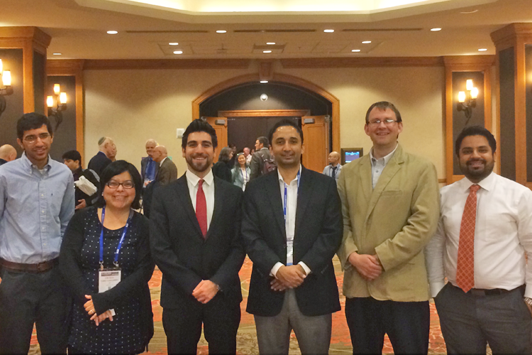 Fellows and faculty at a national meeting