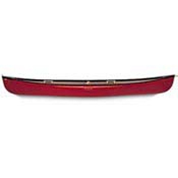 Red Dagger Legend Tandem canoe, side view