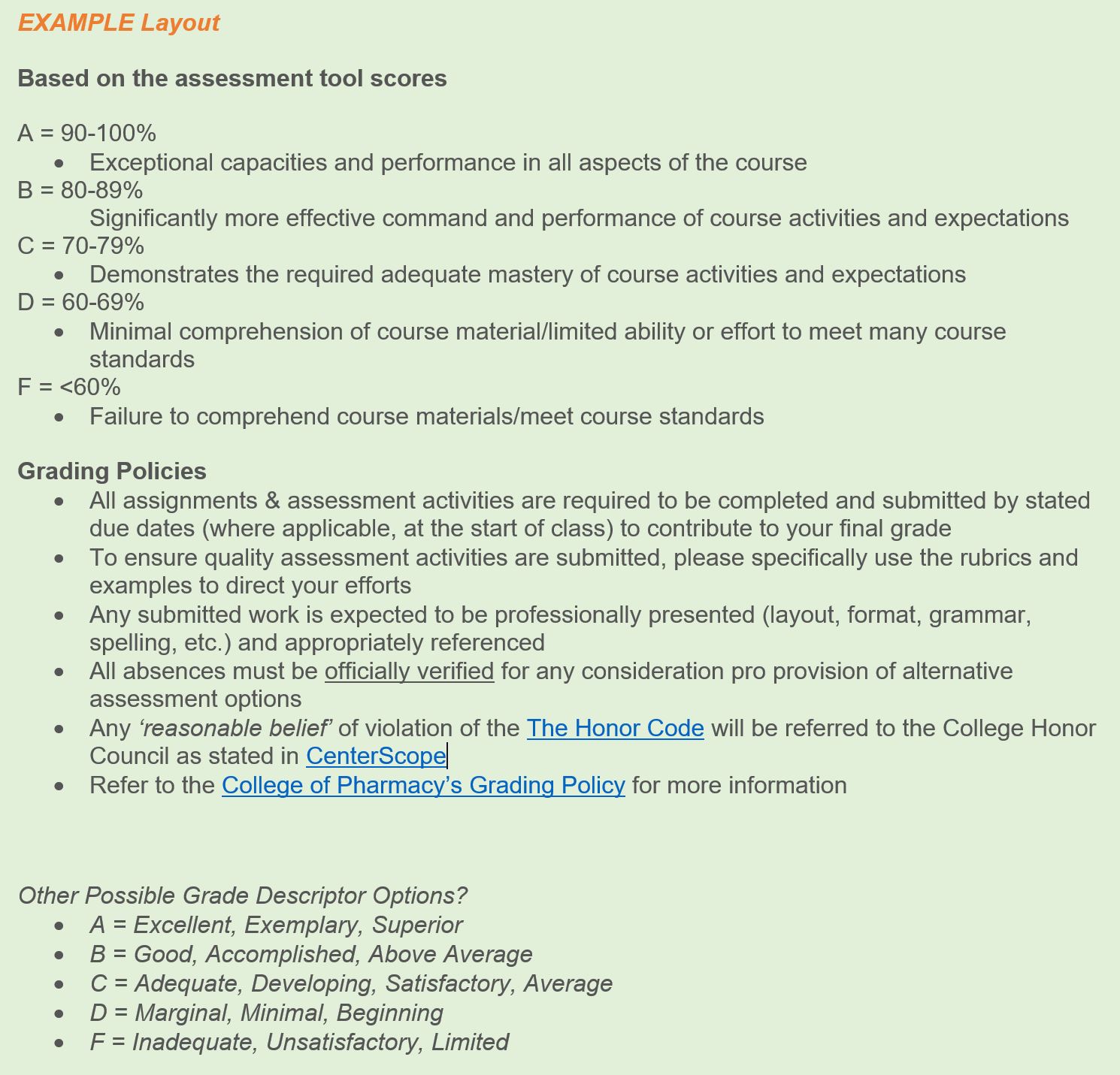 syllabus-grading-policy